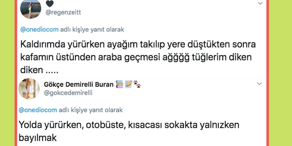 'Başınıza Gelmesinden Korktuğunuz Şey Ne?' Sorusuna Gelen Hem Geren Hem de Tüyleri Hazır Ola Geçiren 15 Cevap