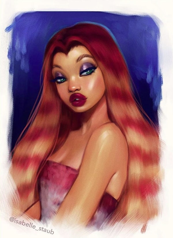 Лола из мультфильма "Подводная братва", как человек