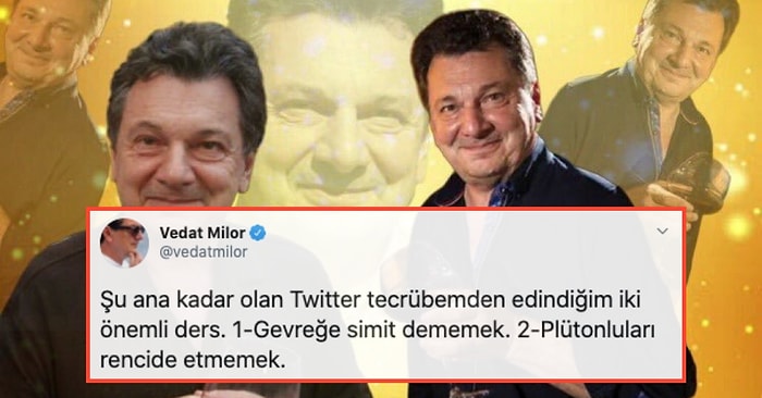 Vedat Milor'un Damak Zevki Kadar Başarılı Bir Espri Yeteneğine de Sahip Olduğunun Kanıtı 22 Paylaşım