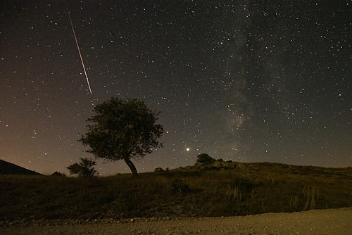 Muhteşem Kareler Ortaya Çıktı: Perseid Meteor Yağmuru Türkiye'den İzlendi ????