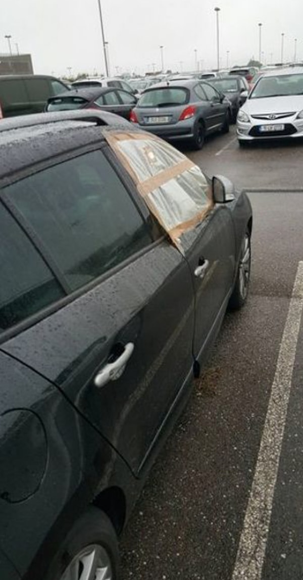 13. Метод, найденный службой поддержки клиентов, для машины, у которой осталось открытым окно.