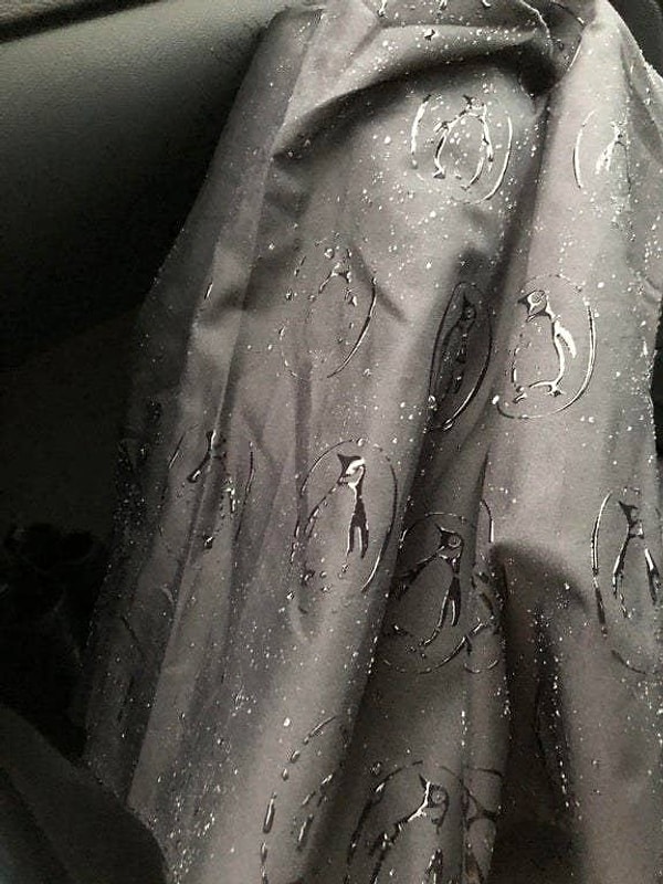 Человек, создавший зонтики, на которых видны узоры только во время дождя.