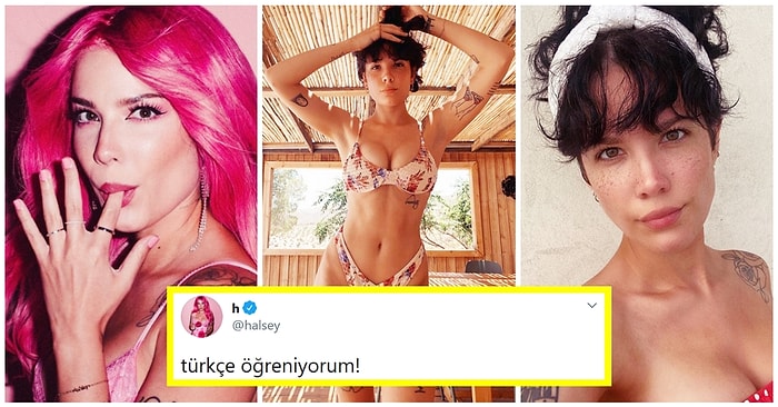 Dünyaca Ünlü Amerikalı Şarkıcı Halsey %11 Türk Olduğunu Öğrendikten Sonra Baklava Yapıp Türkçe Öğrenmeye Başladı!