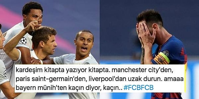 Panzer'den Tarihi Zafer! Bayern Münih, Barcelona'yı 8 Golle Dağıtarak Şampiyonlar Ligi'nde Yarı Finale Kaldı