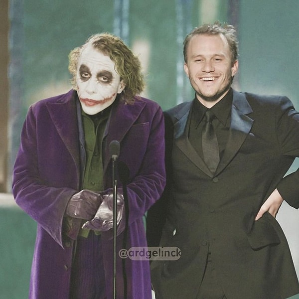 2. Хит Леджер и Джокер
