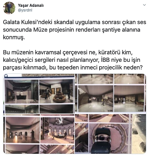 Galata Kulesi'nin Skandal Restorasyon Görüntülerine Müzenin Render'ları Eklendi, 'Modernizm' Adı Altında Koskoca Tarih Yok mu Ediliyor?