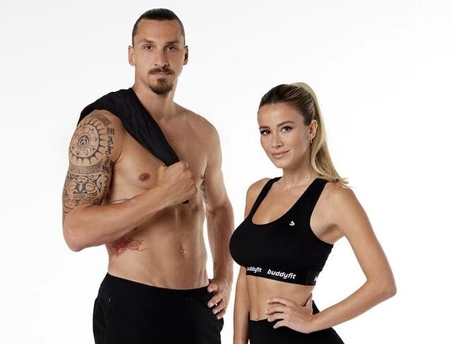 Bu olay yaratan çift, ilk kez karantina esnasında bir spor uygulamasının reklam filmini çekmek için bir araya geldiler.