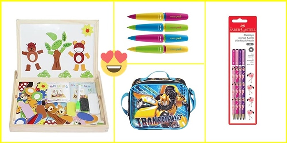 Okula Yeni Başlayan Miniklere Okulu Eğlenceli Hale Getirecek 15 Uygun Fiyatlı Ürün