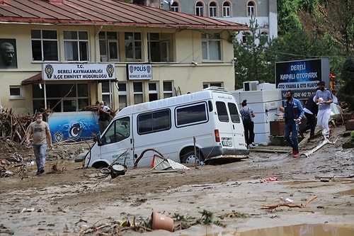 Giresun'da Sel Felaketinin Yarattığı Yıkım Objektiflere Yansıdı ????