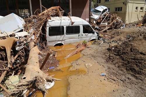 Giresun'da Sel Felaketinin Yarattığı Yıkım Objektiflere Yansıdı ????