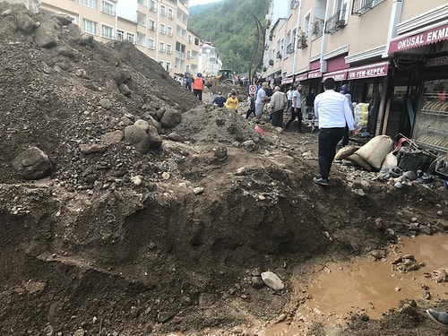 Giresun'da Sel Felaketinin Yarattığı Yıkım Objektiflere Yansıdı ????