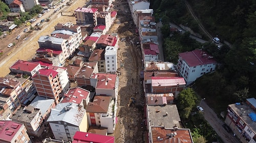 Giresun'da Sel Felaketinin Yarattığı Yıkım Objektiflere Yansıdı ????