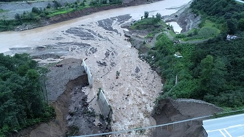 Giresun'da Sel Felaketinin Yarattığı Yıkım Objektiflere Yansıdı ????