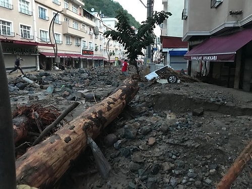 Giresun'da Sel Felaketinin Yarattığı Yıkım Objektiflere Yansıdı ????