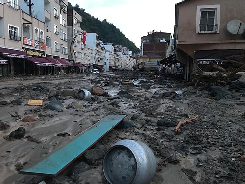 Giresun'da Sel Felaketinin Yarattığı Yıkım Objektiflere Yansıdı ????