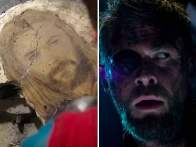 6. 'Thor: Ragnarok' filmindeki Asgardiyan duvar resminde Thor'un filmin devamında alacağı yara bizlere önceden gösterilmiştir.