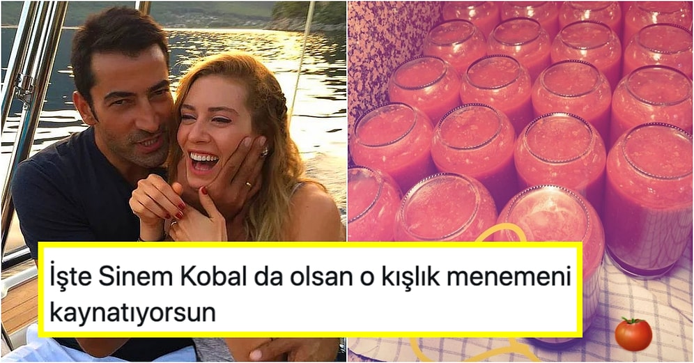 Sinem Kobal, Kayınvalidesinin Kendisi İçin Hazırladığı Kışlık Domates Konservelerini Paylaştı; Herkes Mütevazılığına Hayran Kaldı