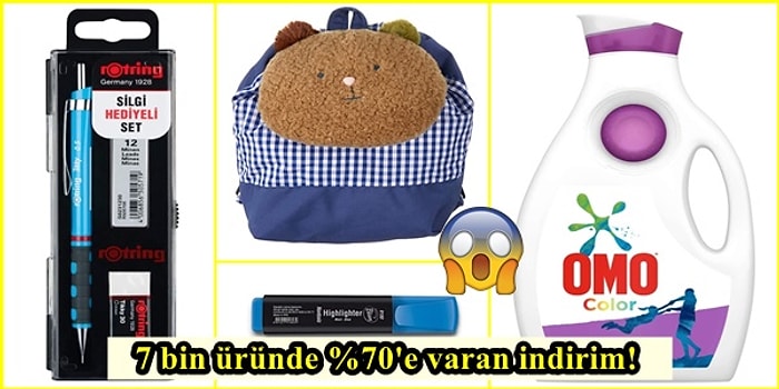 Temizlik Ürünlerinden Kırtasiyeye Çocuğunuz İçin Gerekli Olan Tüm Ürünler Amazon’da %70’e Varan Okula Hazırlık Kampanyasıyla