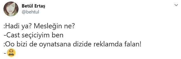 11. Yardımcı rol falan yok mu ya. :)