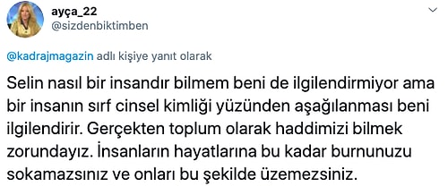 Selin Ciğerci Kendisine 'Sana Üzülüyorum, Tipine Bak' Diyen Takipçisine Verdiği Ayarla Sosyal Medyanın Gündeminde