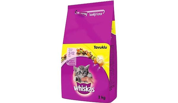 18. Whiskas Yavru Kediler için Tavuklu Kuru Mama 2 kg