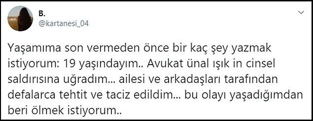 Bir Avukatin Cinsel Saldirisina Ugradigini Soyleyerek Intihar Notu Paylasan Genc Kadin Sag Salim Bulundu Onedio Com