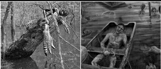 1. Scaphism yönteminde mahkum öncelikle bataklık bir bölgeye götürülüyor ve bir sandala bağlanıyor.