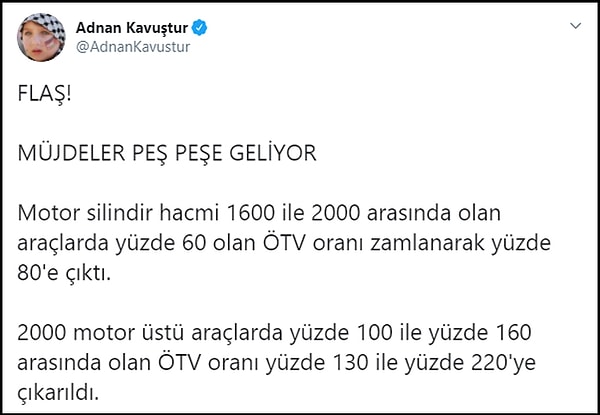 Sosyal medyadan ÖTV zammı tepkileri 👇