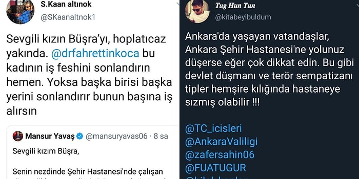 Mansur Yavaş'tan Sadece Aşure İstediği İçin Büşra Hemşireyi Tecavüzle Tehdit Edip Devlet Düşmanı İlan Ettiler!