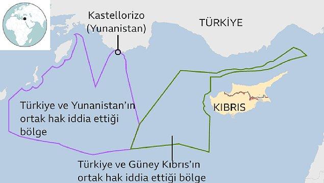 Doğu Akdeniz'de Türkiye - Yunanistan anlaşmazlığı