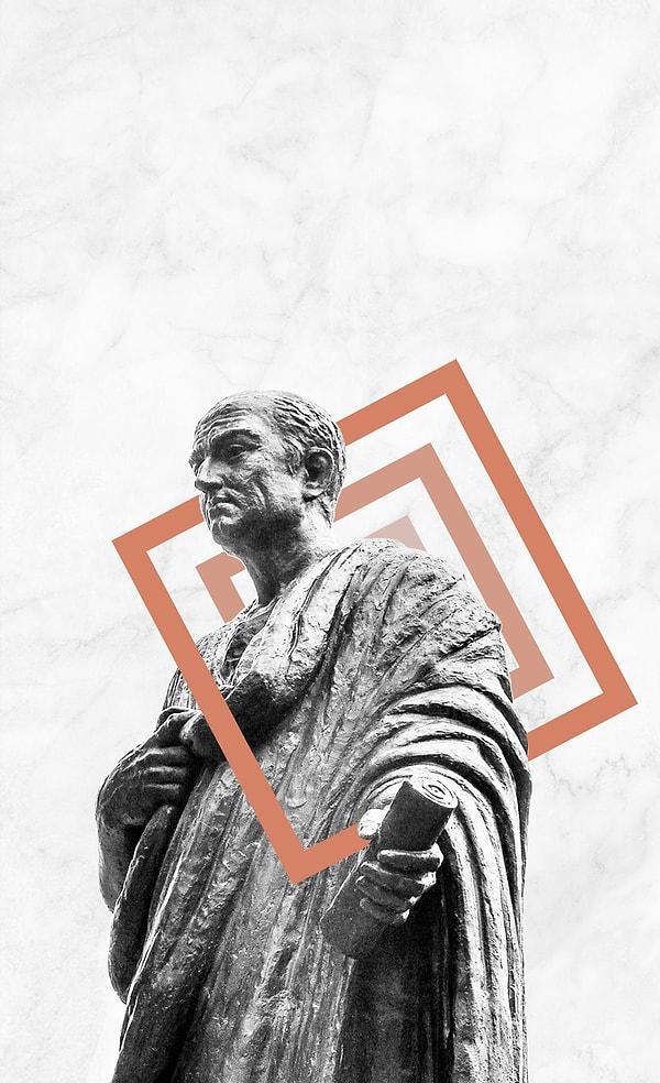 Latin dilinin felsefenin dili olarak gelişmesine katkıda bulunan, agnostik, Romalı büyük hatip, bilgin, devlet adamı ve yazar Cicero da devlet düşmanlığından dolayı başı kesilerek idam edilenlerdendi.