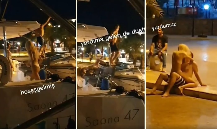 Datça'ya Demirleyen Yattaki Turistlerin Esrarengiz Bir Olay Örgüsüne Sahip ve Sürpriz Son ile Biten Eğlenceleri