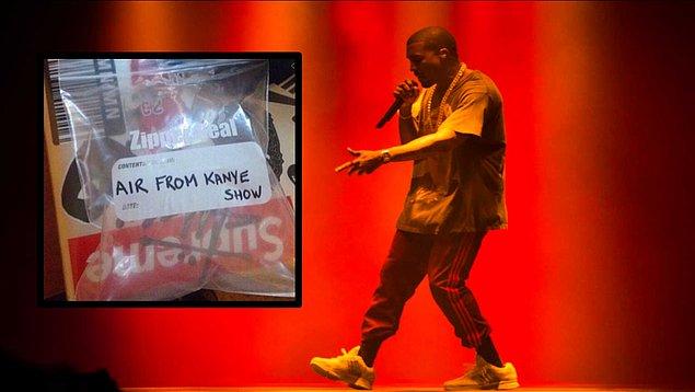 13. Kanye West konserinin havası...