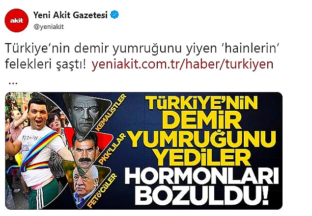 Ahlaktan en çok dem vuranların, en büyük ahlaksızlar olduğunu hepimiz biliyoruz artık. Zira her on lafından dokuzunda ahlak konusundan dem vuran Yeni Akit'in, bugüne kadar akla hayale sığmayacak birçok terbiyesizliğine şahit olduk!