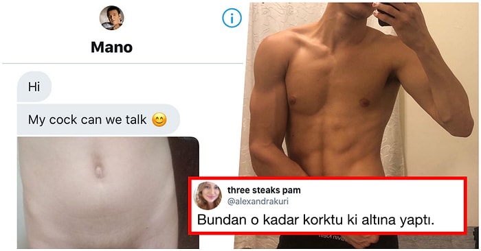 Twitter'dan Cinsel Organını Gönderen Adamı, O An Bulduğu Taktikle Korkudan Altına Kaçırtan Kadın