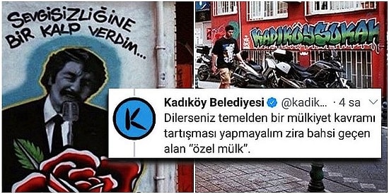 Kadıköy Belediyesi'nin Duvardaki Graffiti ve Mural Çalışmalarını Kapatması Mülkiyet Tartışmasına Döndü