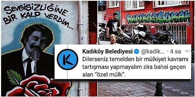 Kadıköy Belediyesi'nin Duvardaki Graffiti ve Mural Çalışmalarını Kapatması Mülkiyet Tartışmasına Döndü