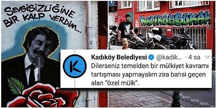 Kadıköy Belediyesi'nin Duvardaki Graffiti ve Mural Çalışmalarını Kapatması Mülkiyet Tartışmasına Döndü