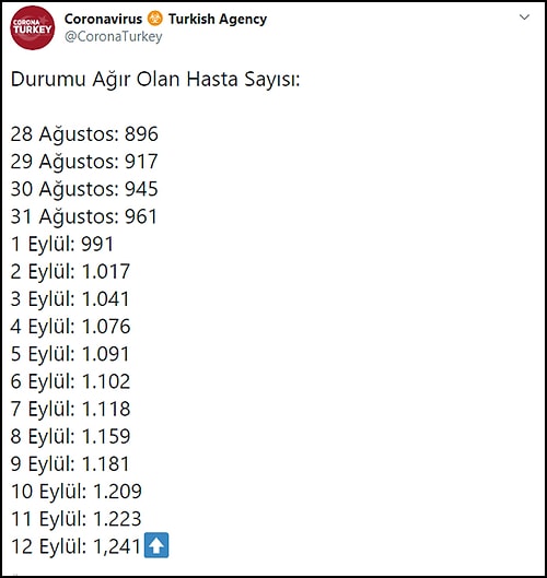 Koronavirüste Son Durum: Ağır Hasta Sayısı Artıyor, 48 Can Kaybı Var