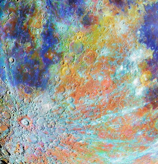 10. 'Tycho Crater Region With Colours' - Alain Paillou