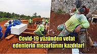 Endonezya Hükûmeti Maske Takmayan Vatandaşlarına Ceza Olarak Koronavirüs Yüzünden Ölen İnsanların Mezarlarını Kazdırdı!