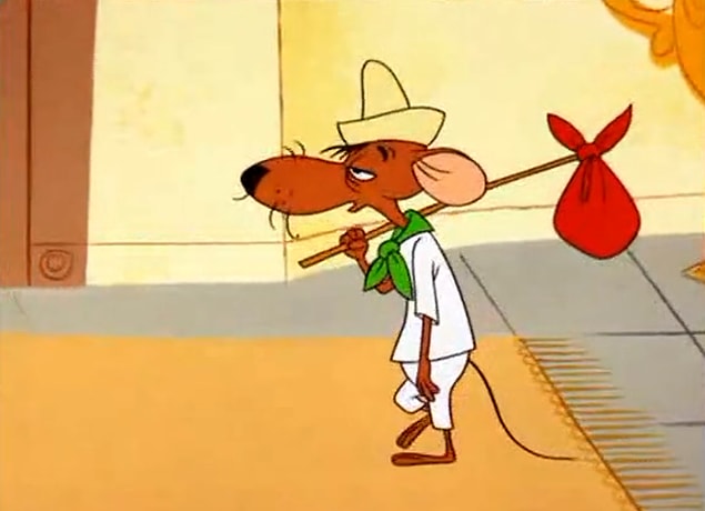 17. Speedy Gonzalez'in Slowpoke Rodriguez adında bir kuzeni vardır. Yalnızca 2 bölümde görülen bu karakter çok yavaş olduğu için yanında bir silah taşır.