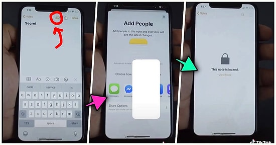 iPhone'larda Arkadaşlarınızla Gizli Gizli Mesajlaşabilmenizi Sağlayan Bi’ Acayip TikTok Hilesi