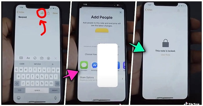 iPhone'larda Arkadaşlarınızla Gizli Gizli Mesajlaşabilmenizi Sağlayan Bi’ Acayip TikTok Hilesi