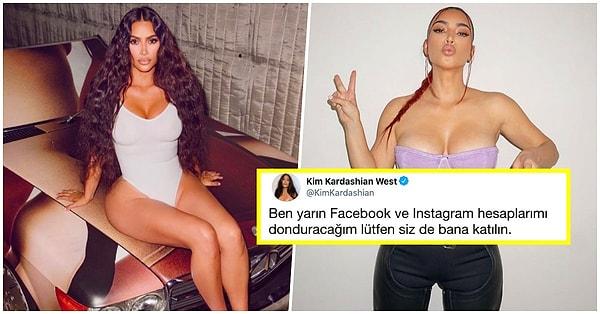 2. Kim Kardashian dezenformasyona tepki olarak Facebook ve Instagram hesaplarını donduracağını açıkladı!