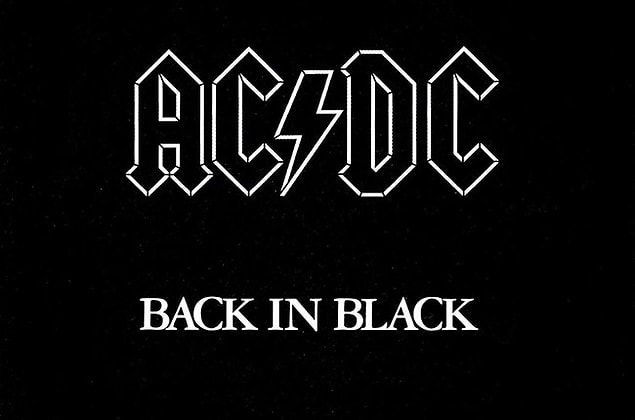 1. Back In Black (AC/DC)
