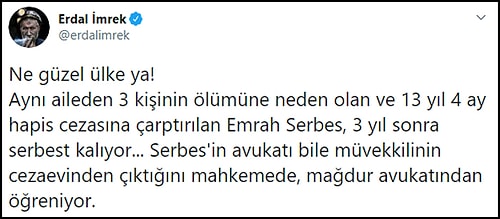 Trafik Kazasında 3 Kişinin Ölümüne Neden Olan Emrah Serbes'in Cezaevinde Olmadığı Ortaya Çıktı