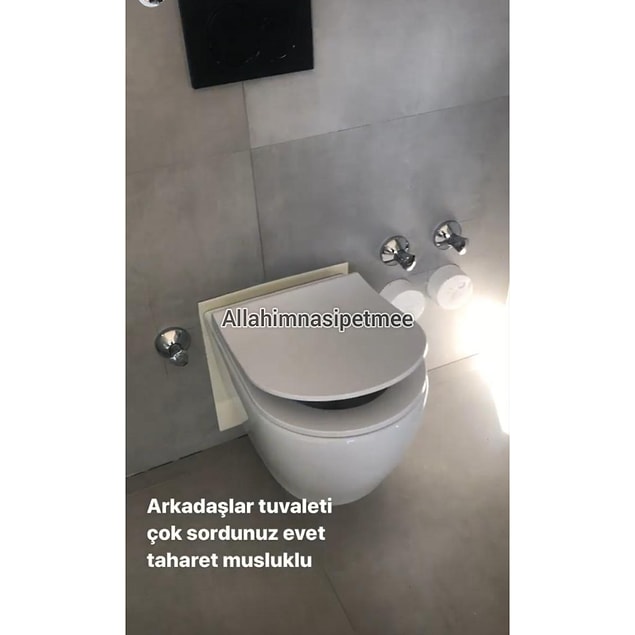 4. Evet, musluklu. 🤢