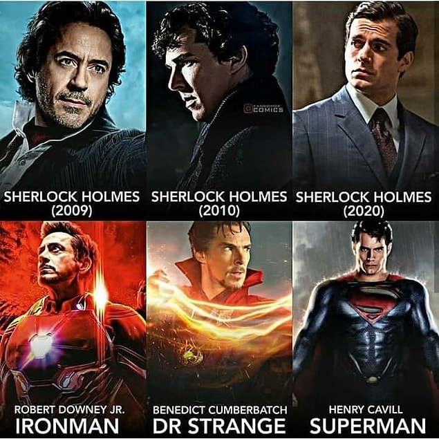 Filmle ilgili ilginç noktalardan biri de iki Marvel oyuncusundan sonra Sherlock rolünün bu kez DC Comics'e geçmesi diyebiliriz.