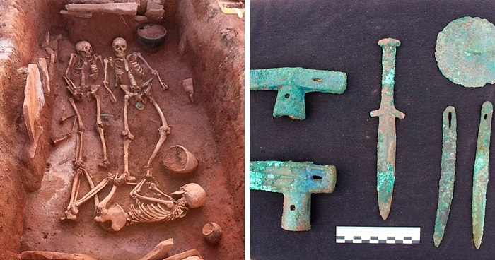 Археологи нашли в Сибири могилу 2500-летней давности, в которой находится пара древних воинов